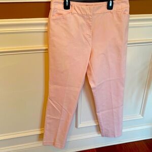 Liz Claiborne Light Pink Cotton Classic Career Pants - Size 6 LIKE NEW 🌸